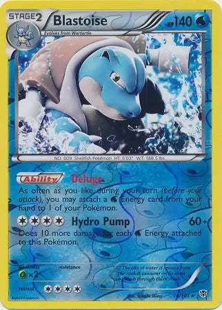 Plasma Blast Blastoise #16/101 reverse holo